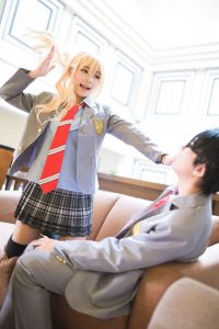 Singaporean cosplayer REA KAMI portraying "Kaori Miyazono" of Your Lie in April. (Photo from WorldCosplay.net)